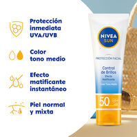 Protección Facial Control de Brillos Color SPF50  50ml-210739 Protección Facial Control de Brillos Color SPF50  50ml-210739 2